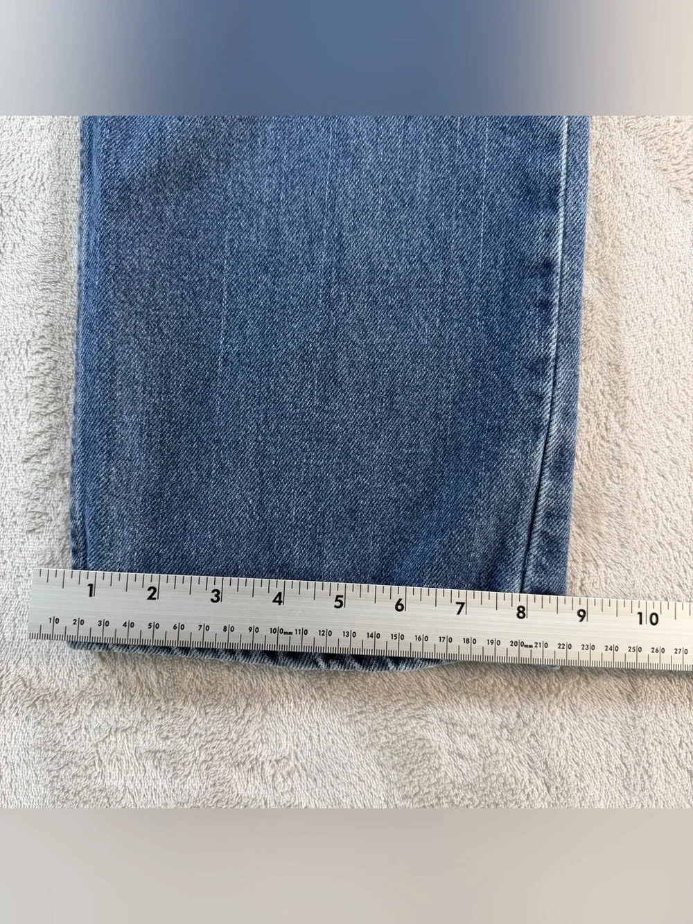 Levi's 505 Regular Fit Jeans Mens W36‎ L34 Blue Denim Straight Leg Zipper Fly
